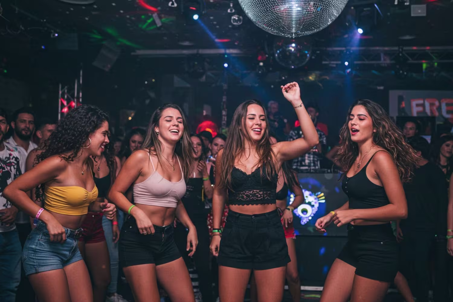 Pista de dança lotada no melhor baile funk de São Bernardo
